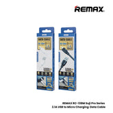 REMAX RC-138M Suji Pro Series 2.4A USB to Micro Charging Data Cable - White